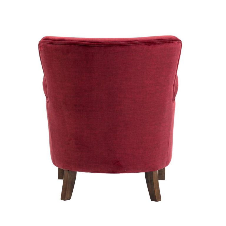 Harlow Accent Armchair - Bordeaux - Fabric