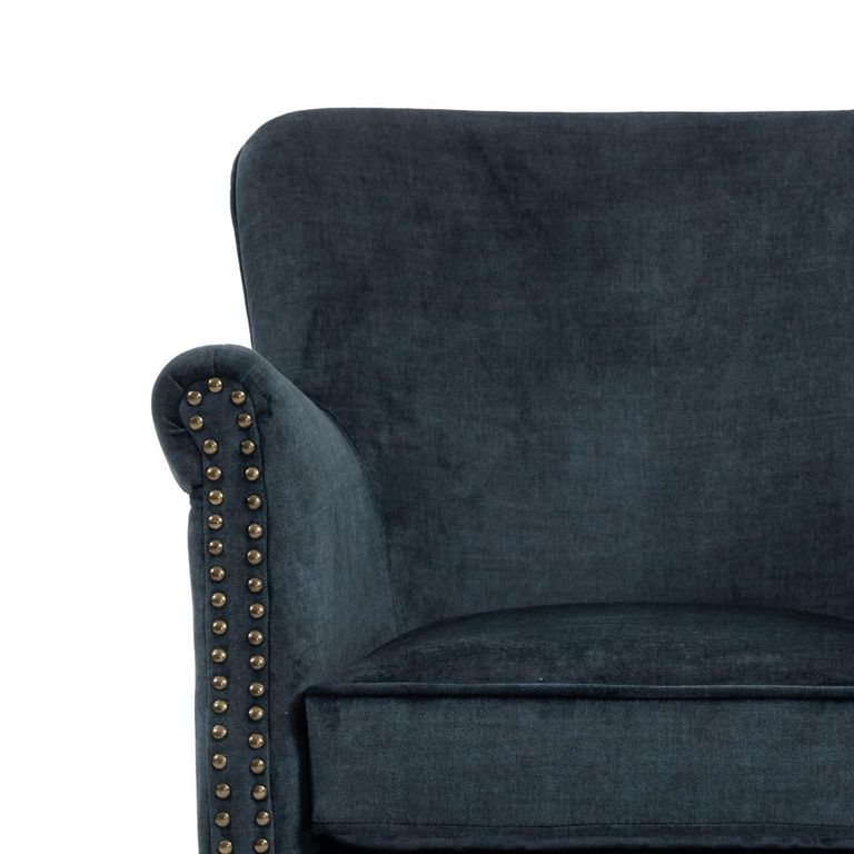 Harlow Accent Armchair - Deep Ocean - Fabric