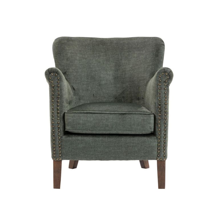 Harlow Accent Armchair - Winter Moss - Fabric