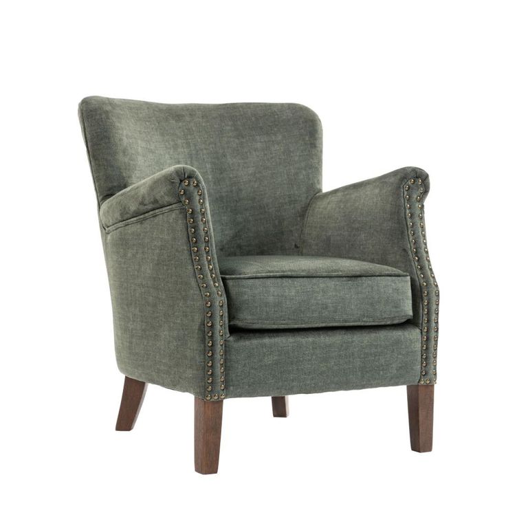 Harlow Accent Armchair - Winter Moss - Fabric