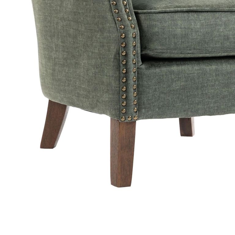 Harlow Accent Armchair - Winter Moss - Fabric