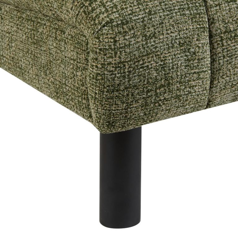 Lily Accent Armless Chair - Green - Fabric