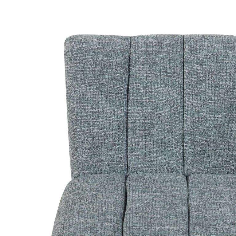 Lily Accent Armless Chair - Grey - Fabric