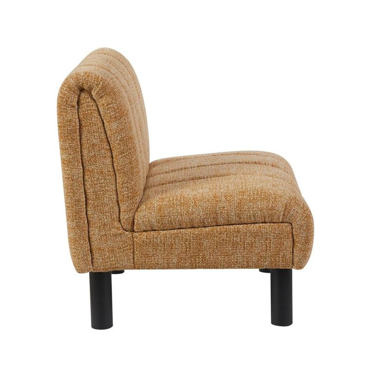 Lily Accent Armless Chair - Mustard - Fabric