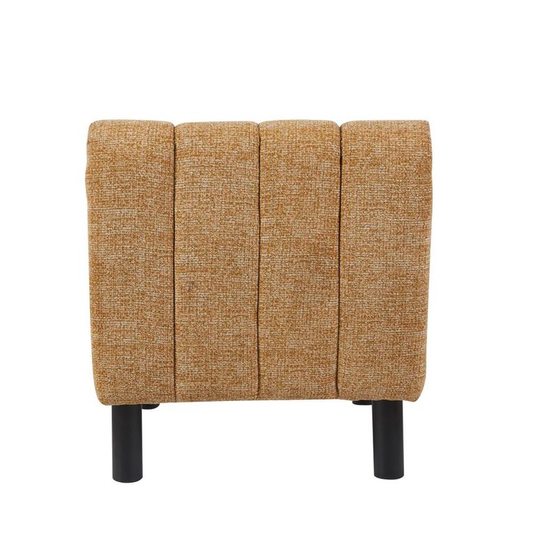 Lily Accent Armless Chair - Mustard - Fabric