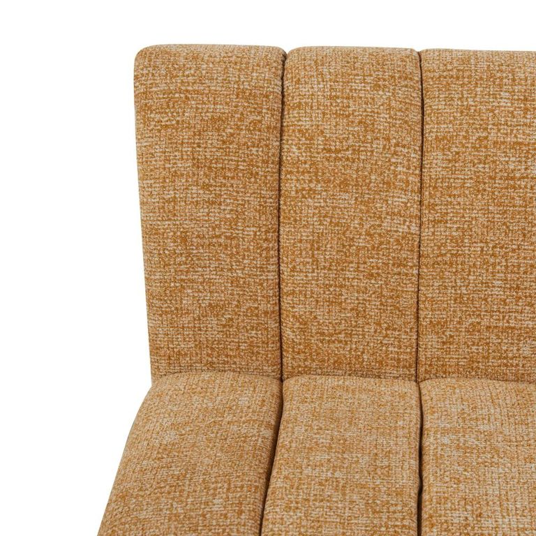 Lily Accent Armless Chair - Mustard - Fabric