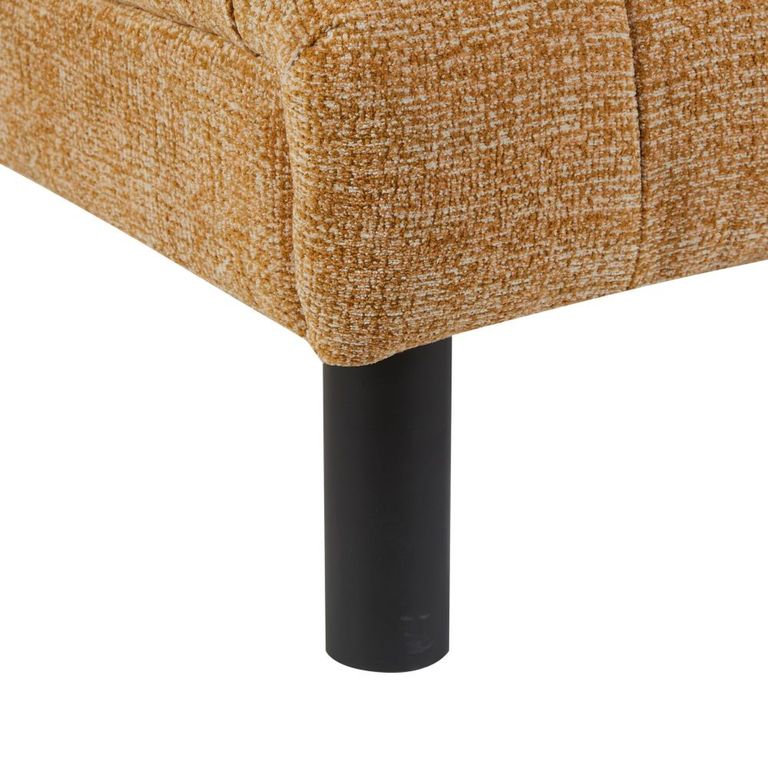Lily Accent Armless Chair - Mustard - Fabric
