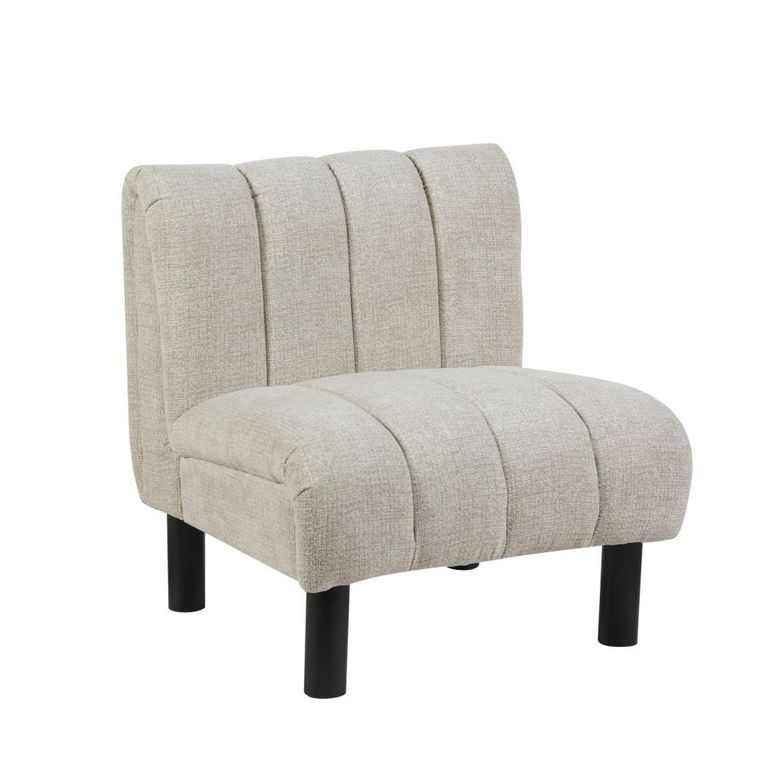 Lily Accent Armless Chair - Oatmeal - Fabric