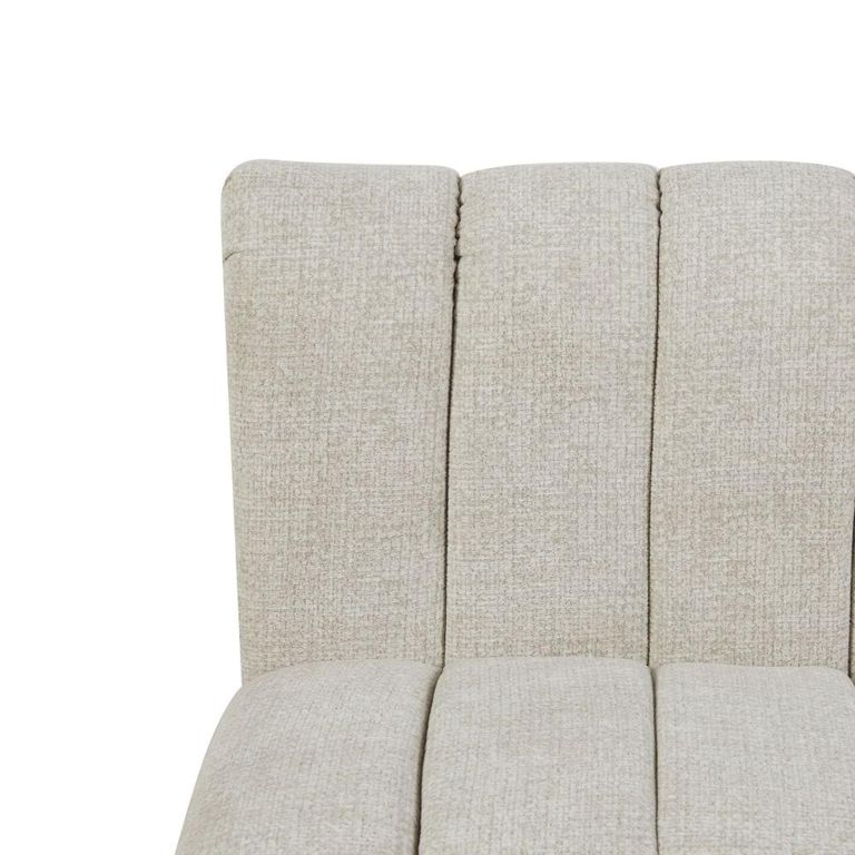 Lily Accent Armless Chair - Oatmeal - Fabric