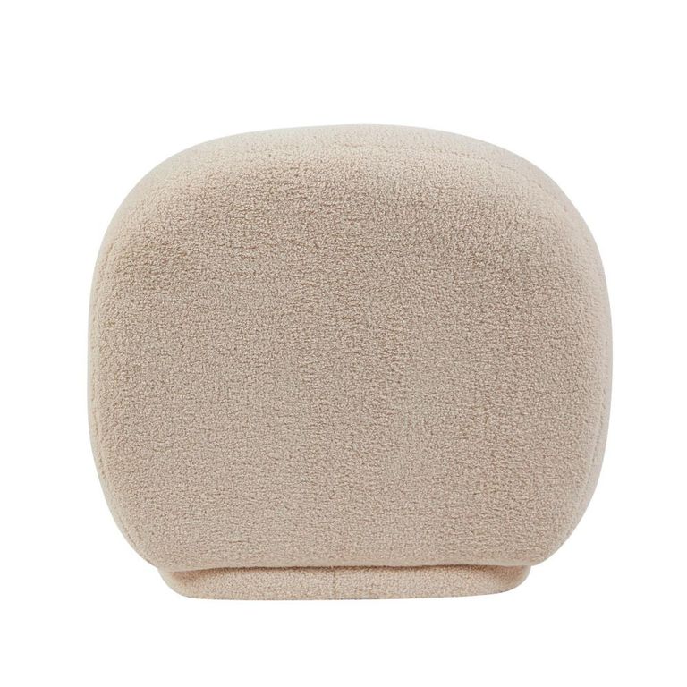 Maisie Accent Armless Chair - Beige - Fabric