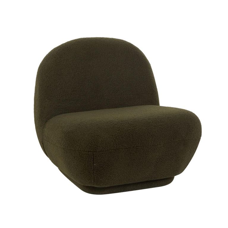 Maisie Accent Armless Chair - Green - Fabric