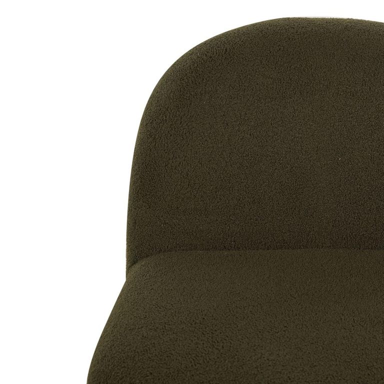 Maisie Accent Armless Chair - Green - Fabric