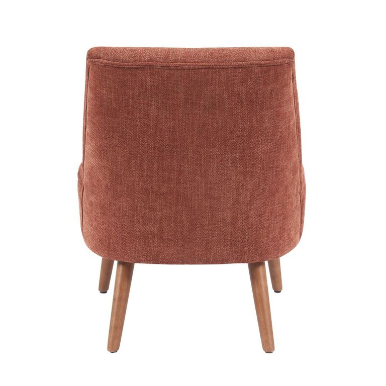 Reagan Accent Armless Chair - Copper - Fabric and Wood