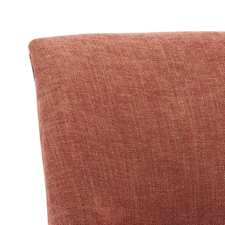 Reagan Accent Armless Chair - Copper - Fabric and Wood