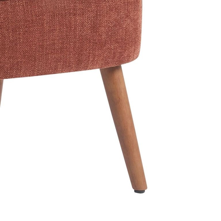 Reagan Accent Armless Chair - Copper - Fabric and Wood