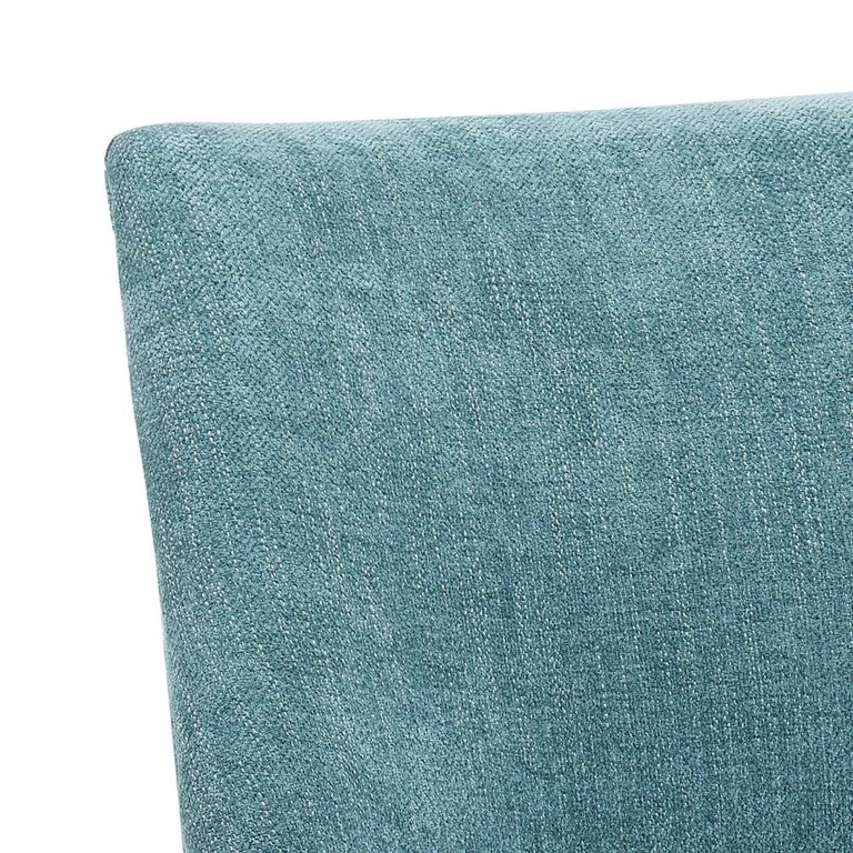 Reagan Accent Armless Chair - Teal - Fabric and Wood