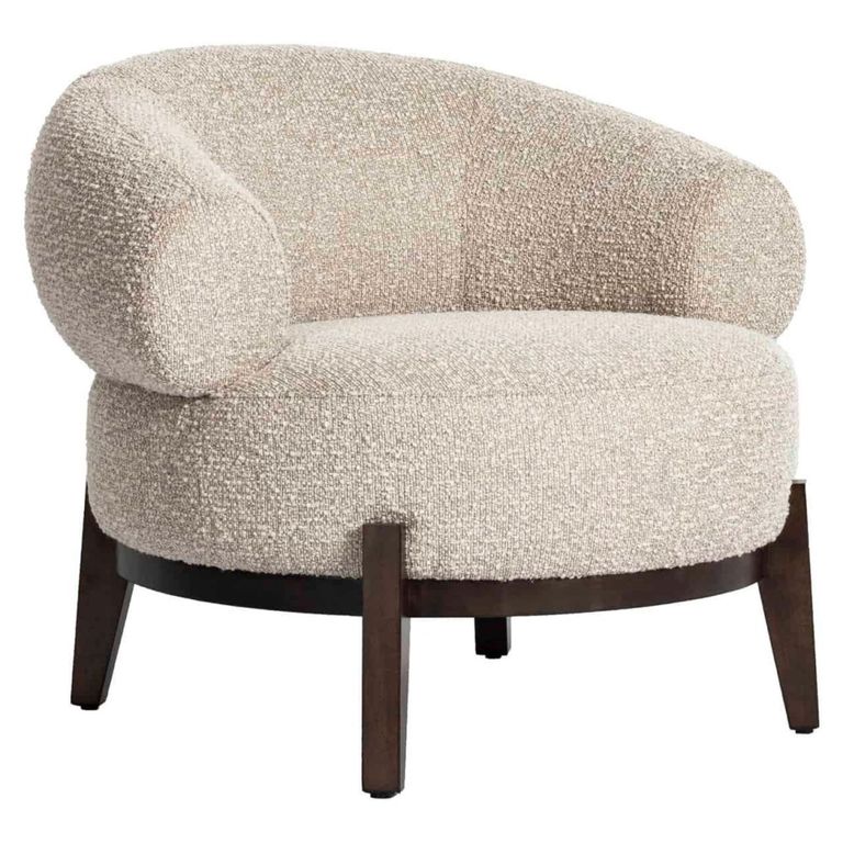 Montana Lounge Chair - Chunky - Natural - Fabric and Wood
