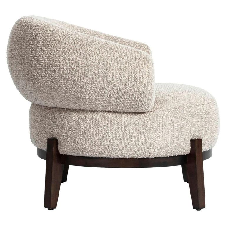 Montana Lounge Chair - Chunky - Natural - Fabric and Wood