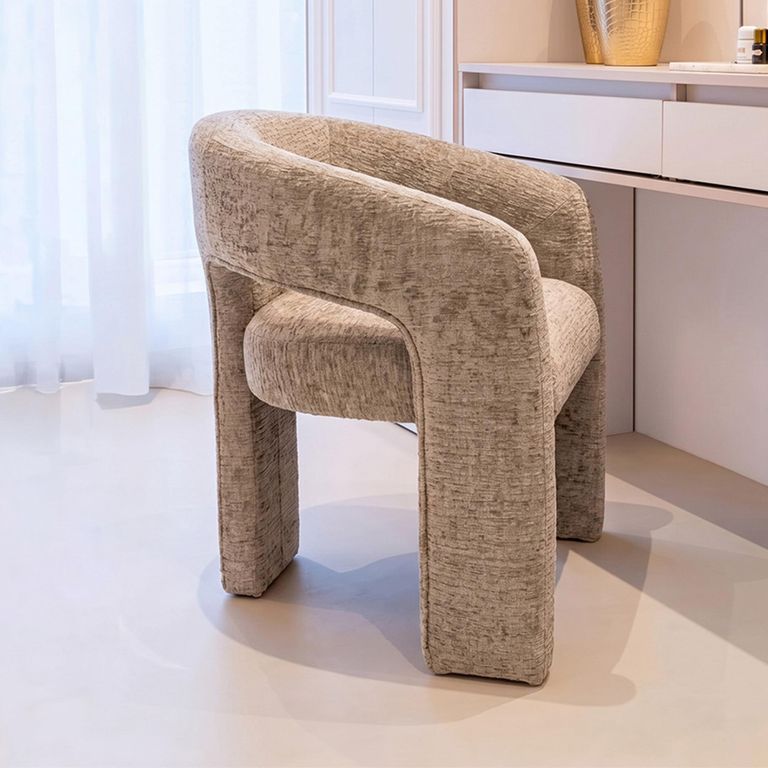 Belle Desert Fabric Accent Chair