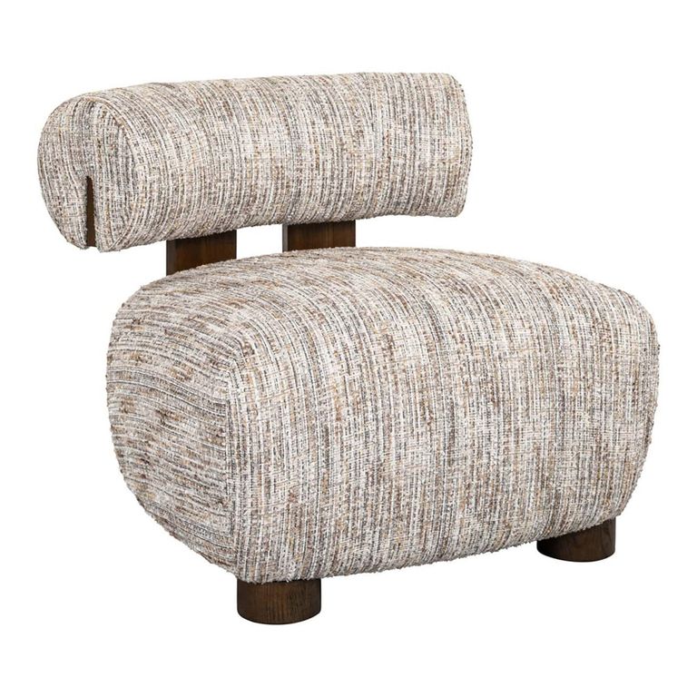 Arabella Beige Fabric Accent Chair
