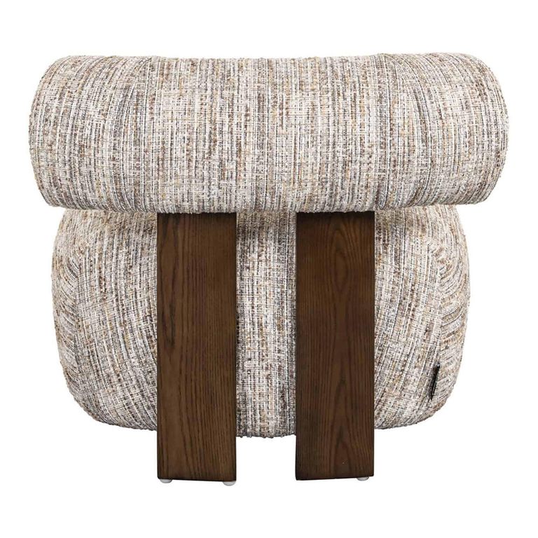 Arabella Beige Fabric Accent Chair