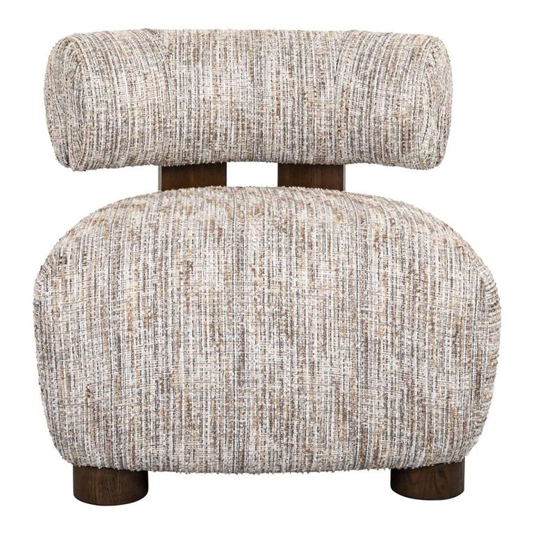 Arabella Beige Fabric Accent Chair