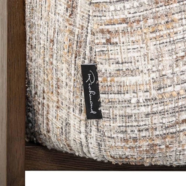 Arabella Beige Fabric Accent Chair