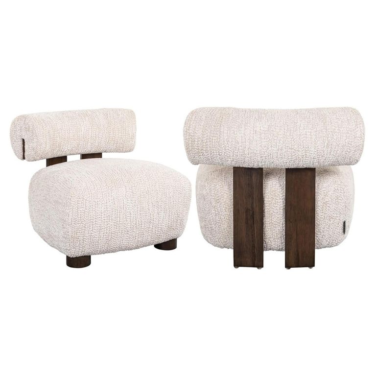 Arabella Cream Fabric Accent Chair