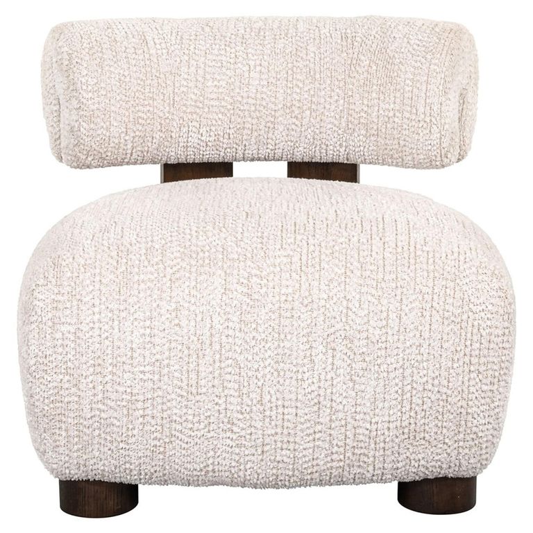 Arabella Cream Fabric Accent Chair