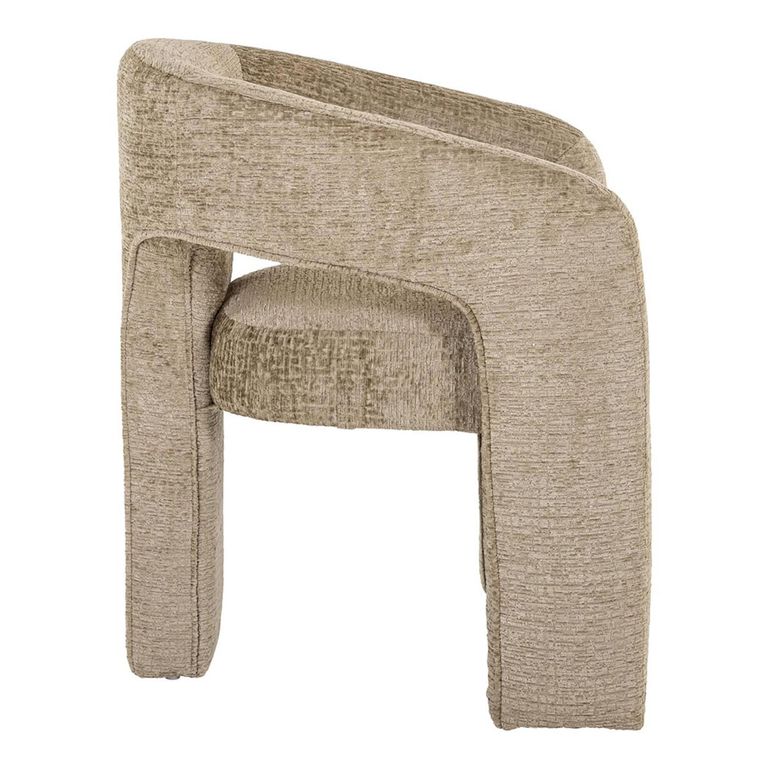 Belle Desert Fabric Accent Chair