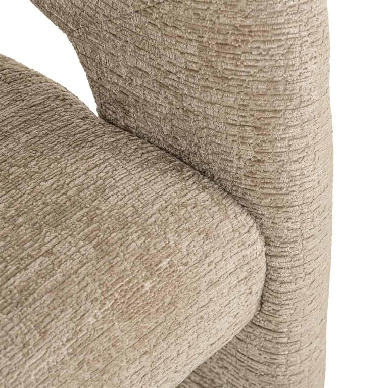 Belle Desert Fabric Accent Chair