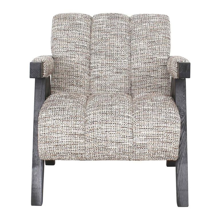 Clover Natural Fabric Accent Chair