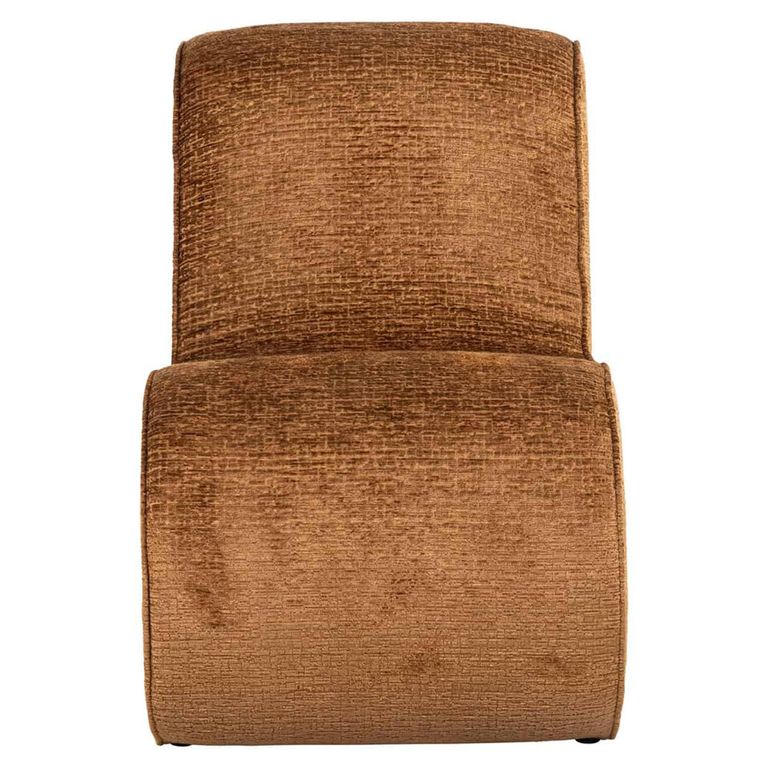 Frankie Brown Fabric Lounge Chair
