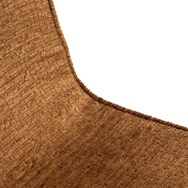 Frankie Brown Fabric Lounge Chair