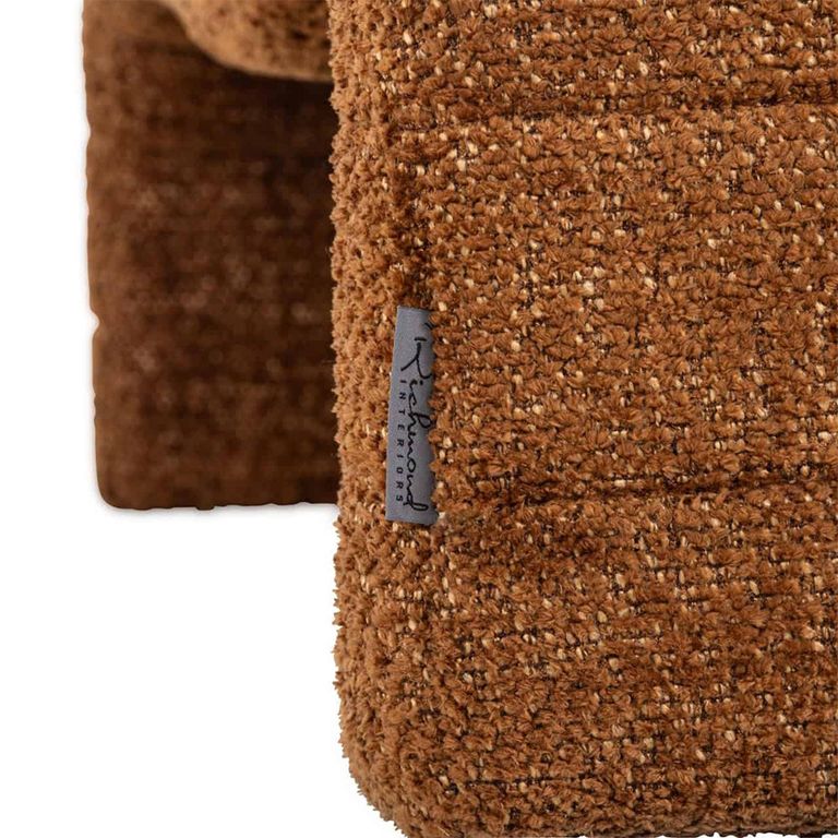 Kelly Cinnamon Fabric Lounge Chair