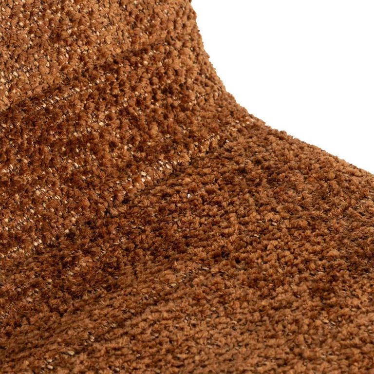 Kelly Cinnamon Fabric Lounge Chair