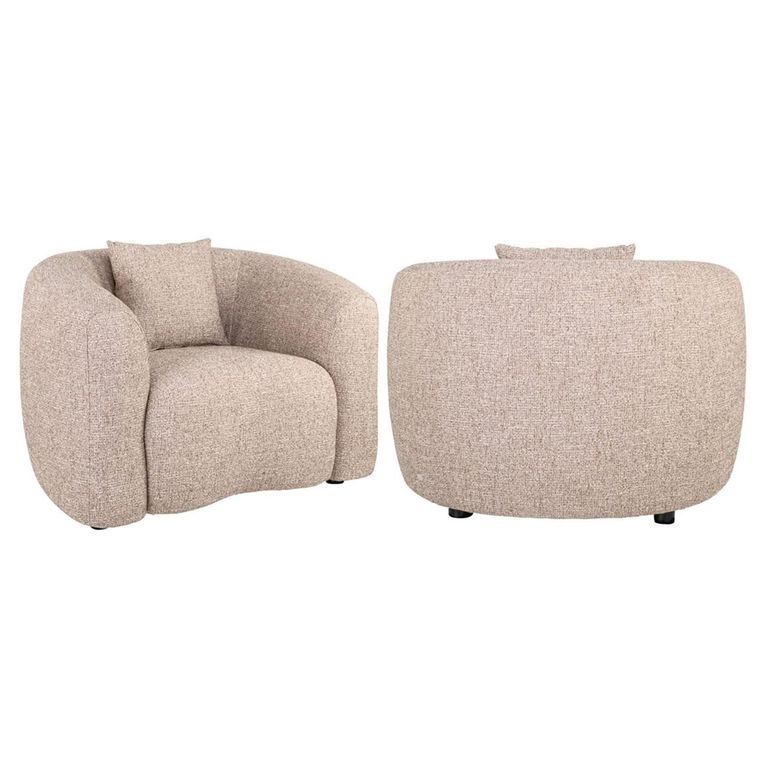 Luxandra Lounge Chair - Sand - Fabric