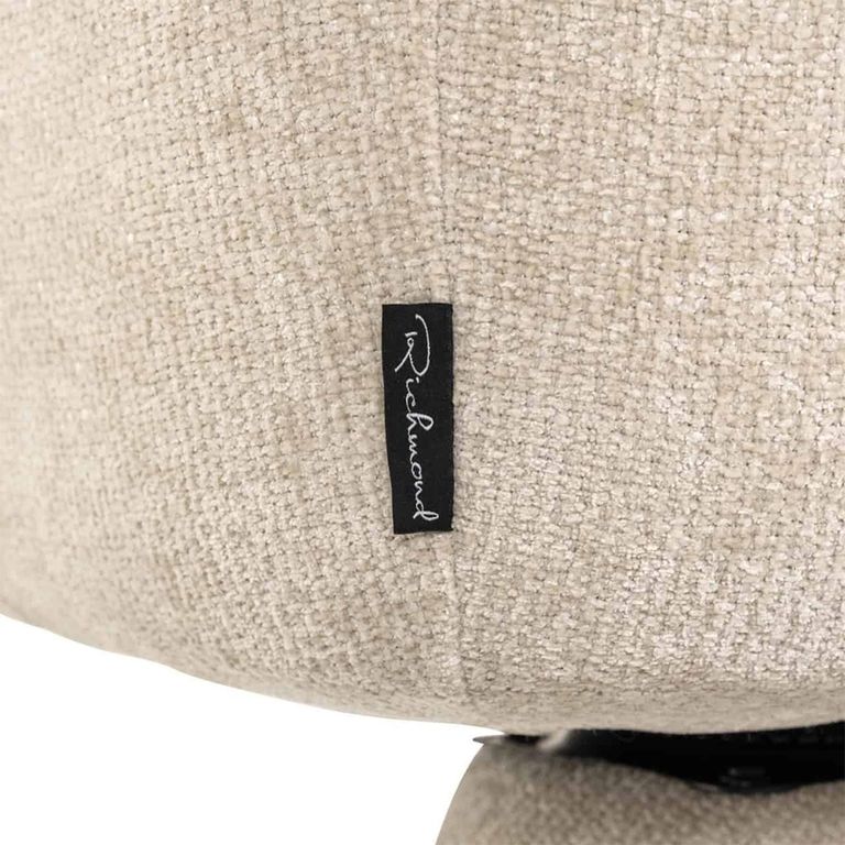 Madeline Cream Fabric Swivel Chair