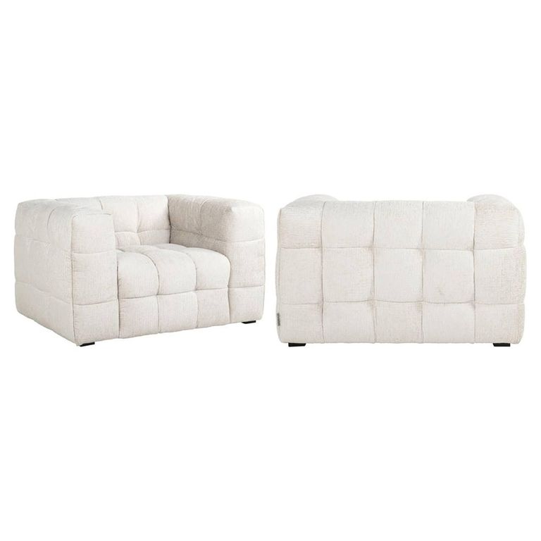 Merrol Cream Fabric Accent Chair