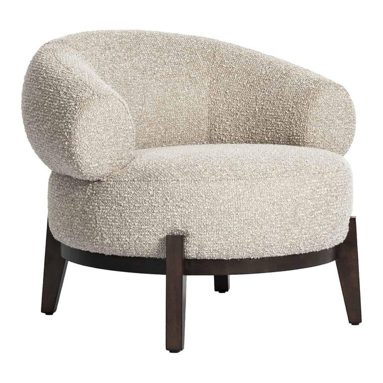 Montana Lounge Chair - Chunky - Natural - Fabric and Wood