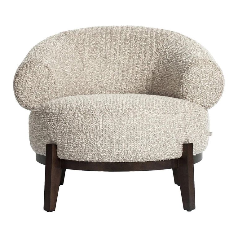 Montana Lounge Chair - Chunky - Natural - Fabric and Wood
