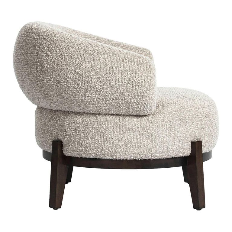 Montana Lounge Chair - Chunky - Natural - Fabric and Wood