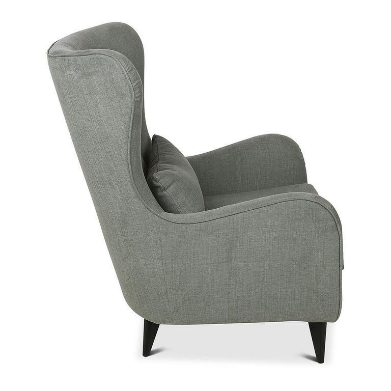 Oxford Accent Armchair - Wing Back - Light Green - Fabric