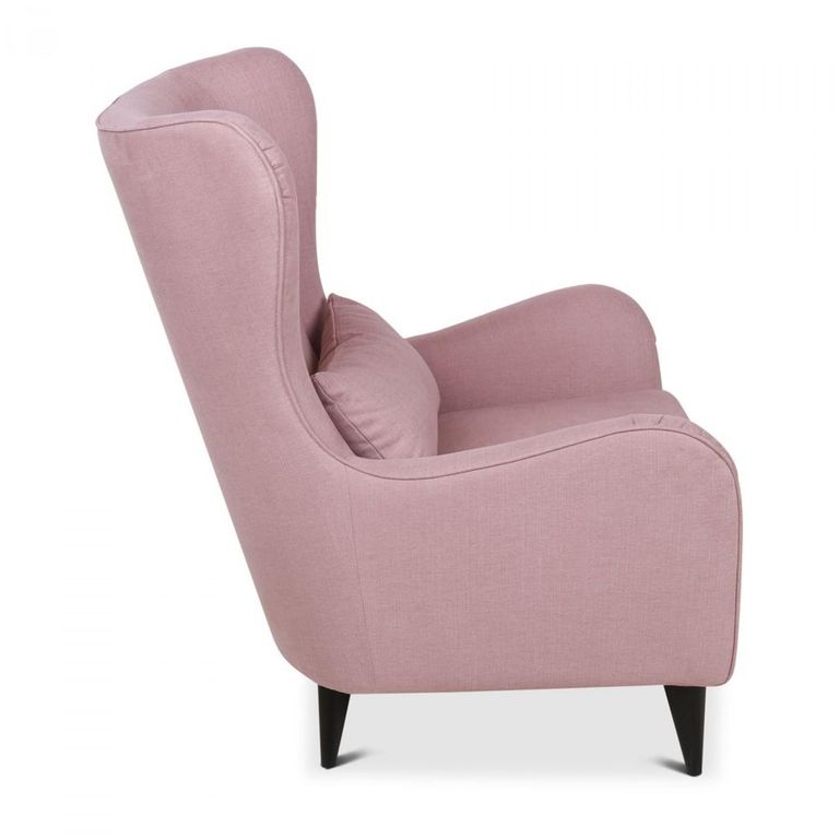 Oxford Accent Armchair - Wing Back - Light Pink - Fabric