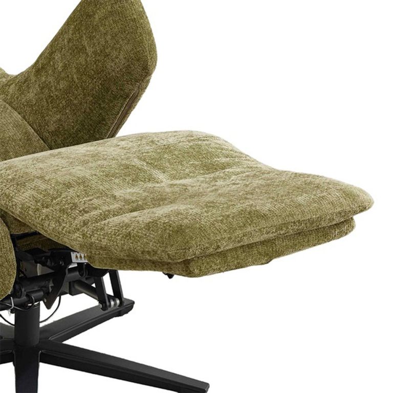 Elevate Electric Lounge Armchair - Dual Motor - Olive - Fabric