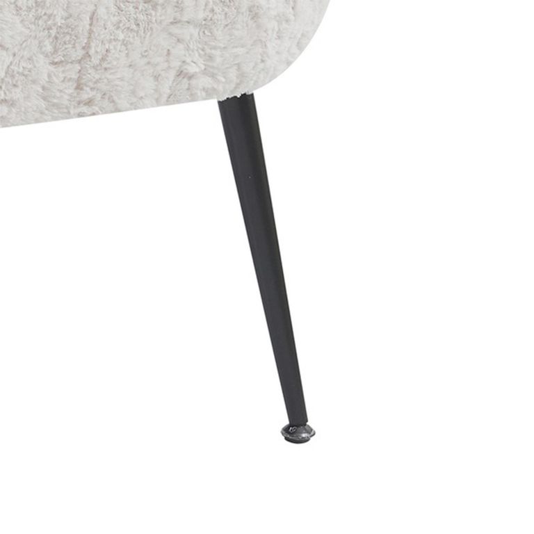 Willow Accent Armchair - Lamb White - Fabric