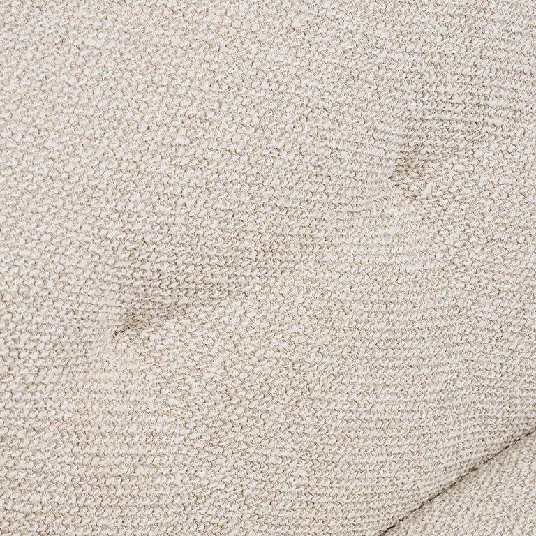 Caracas Lounge Armchair - Beige - Fabric and Plywood