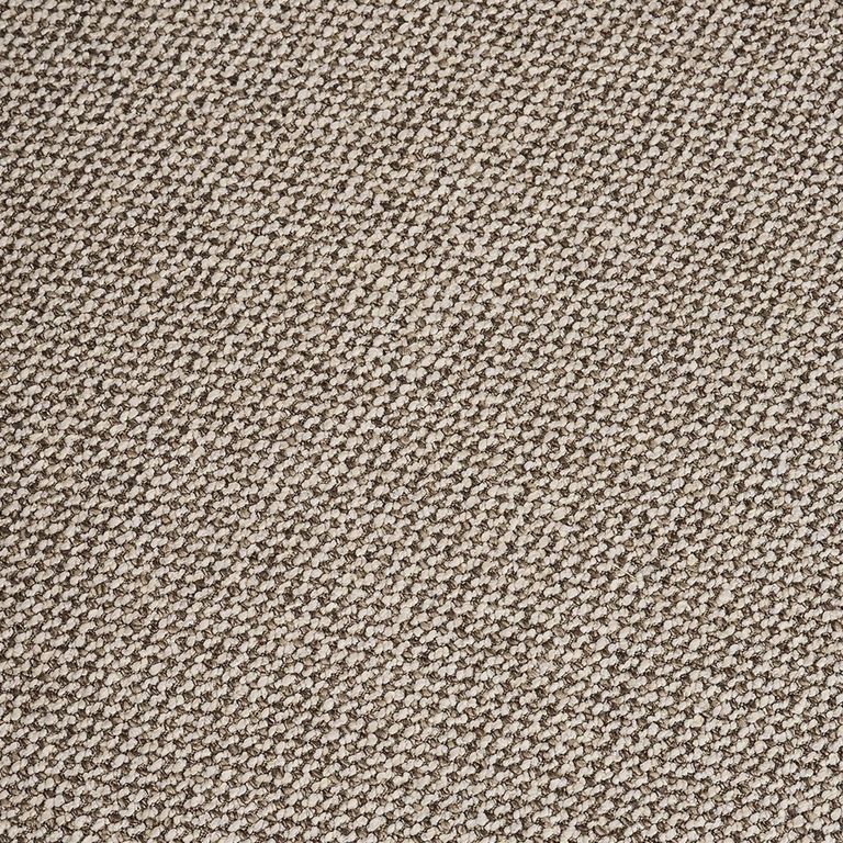 Sion Swivel Lounge Armchair - Curved Back - Beige - Fabric