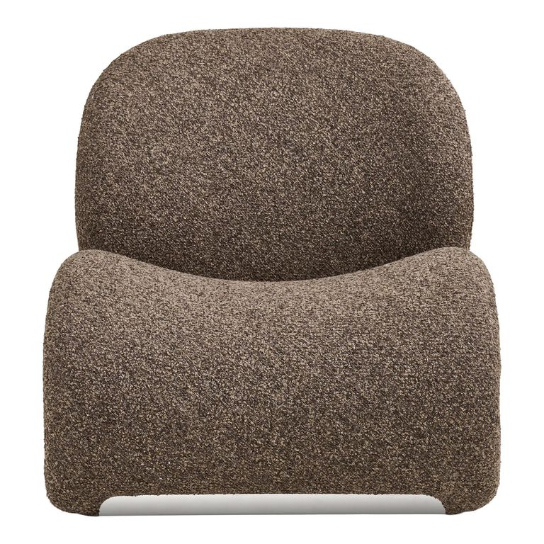 Sofia Lounge Chair - Brown - Fabric