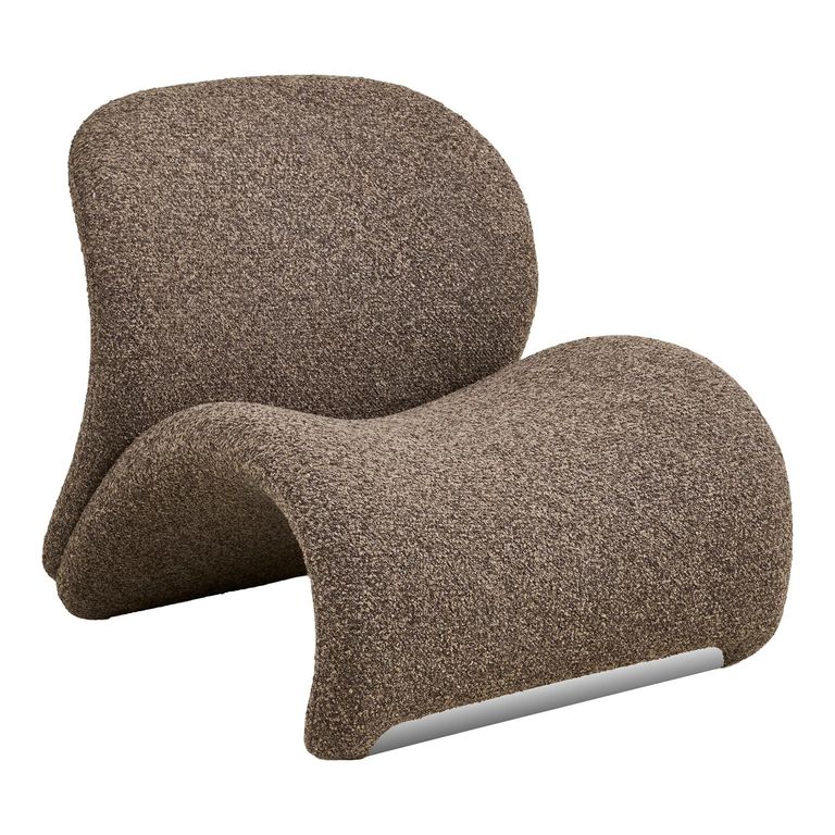 Sofia Lounge Chair - Brown - Fabric
